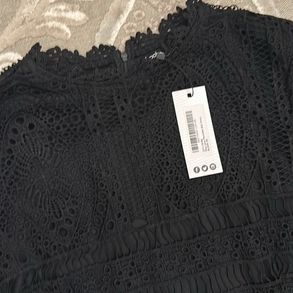 BNWT Black Crochet Dress - Picture 4 of 6